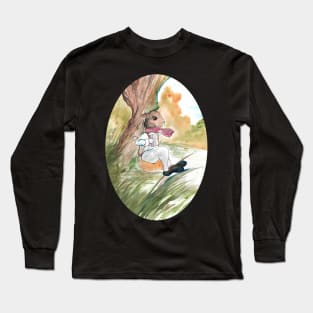 Ratty watercolour painting 02/02/23 - Children's book inspired designs Long Sleeve T-Shirt